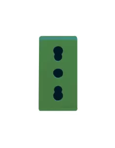 Gewiss socket 2p t 16a biv Italian standard gw20281 system white